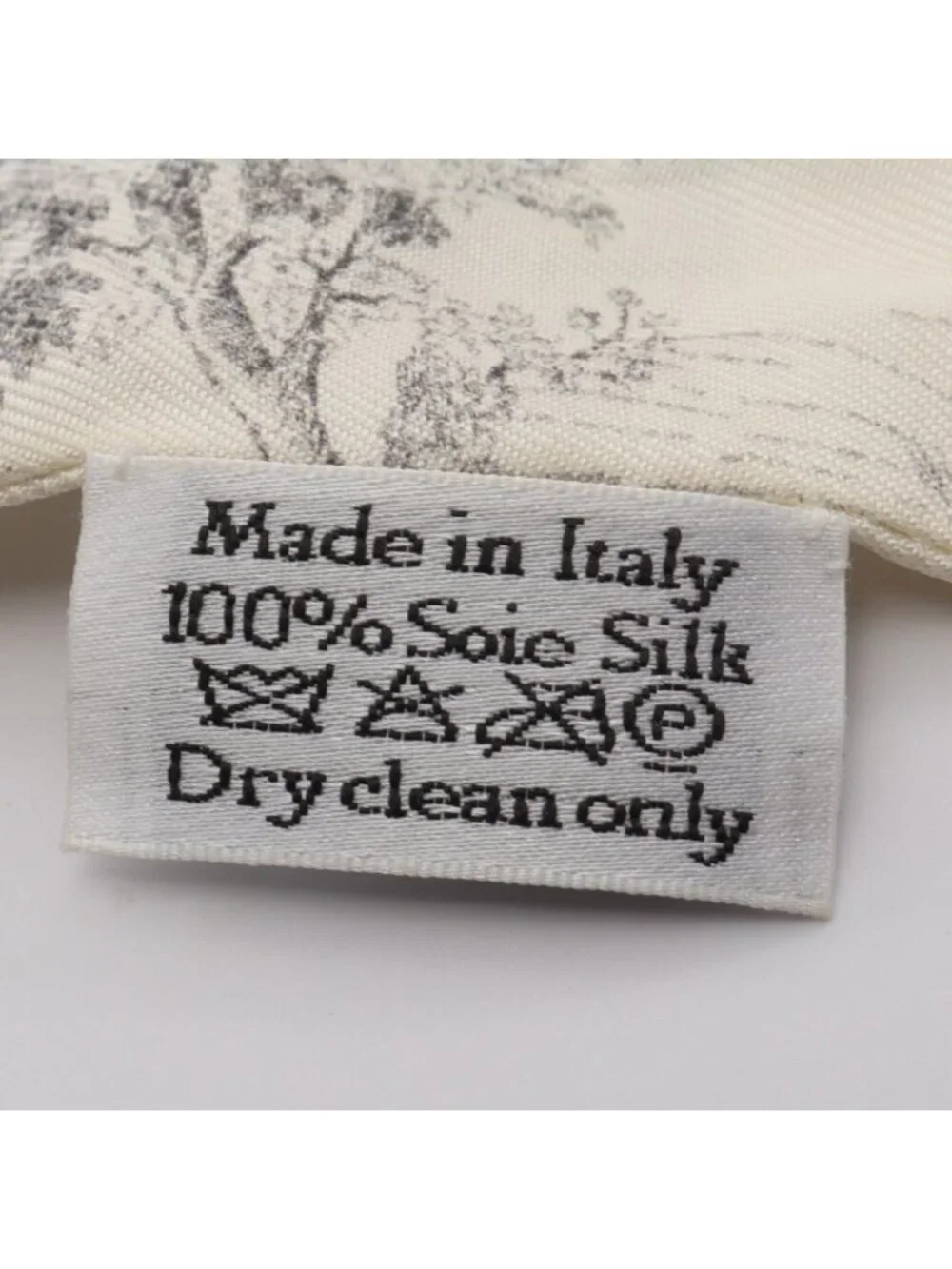 Dior Scarf Mitzah Toile de Jouy Ribbon Silk